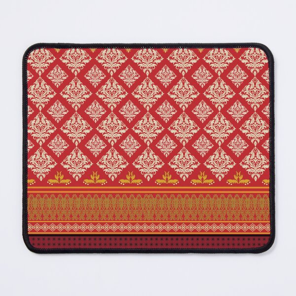 Item preview, Royal Gold Damask on Crimson Red designed and sold by NornAxiom.