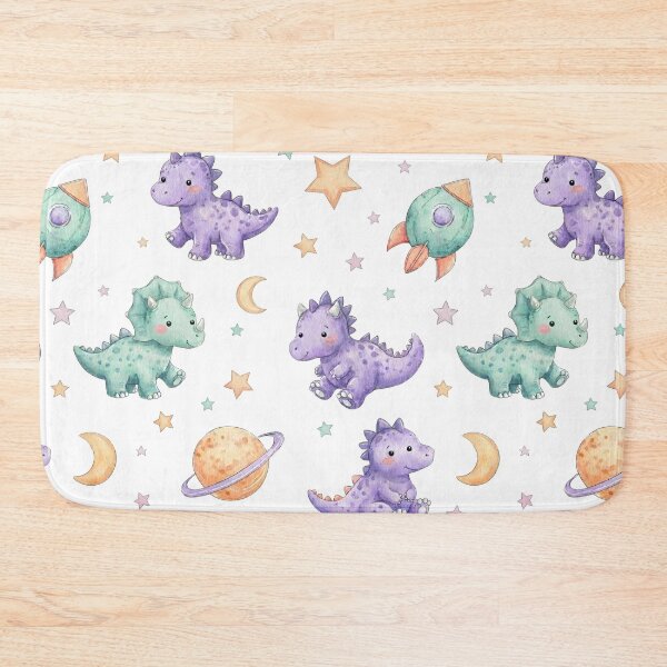 Item preview, Cute Dinosaur Space Nursery Pattern designed and sold by MegaNovaArt.