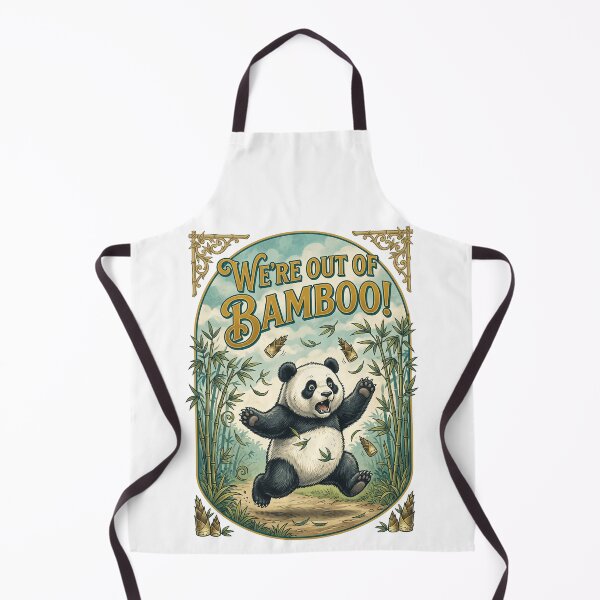Item preview, Funny Panda Bear Out Of Bamboo designed and sold by TeeARTHY.