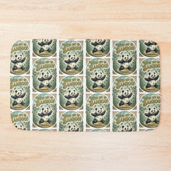 Item preview, Funny Panda Bear Out Of Bamboo designed and sold by TeeARTHY.