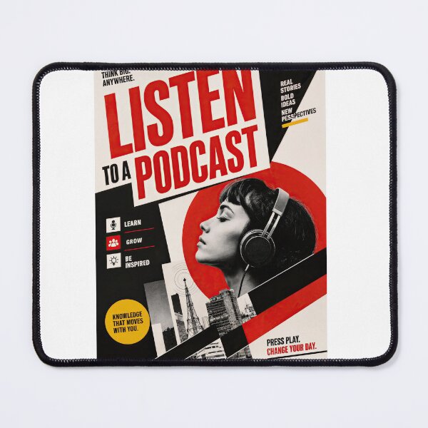 Item preview, Wall Art - Poster - Tune In – Bold Podcast Energy designed and sold by ForeverPrintsOK.