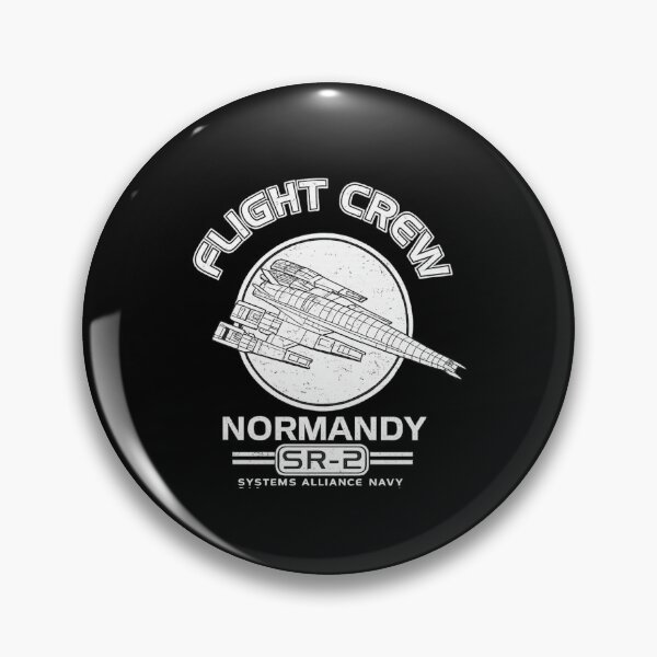 Item preview, Flight Crew Normandy SR 2 Retro Sci Fi Spaceship Design designed and sold by Ekonolotie.