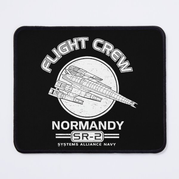 Item preview, Flight Crew Normandy SR 2 Retro Sci Fi Spaceship Design designed and sold by Ekonolotie.