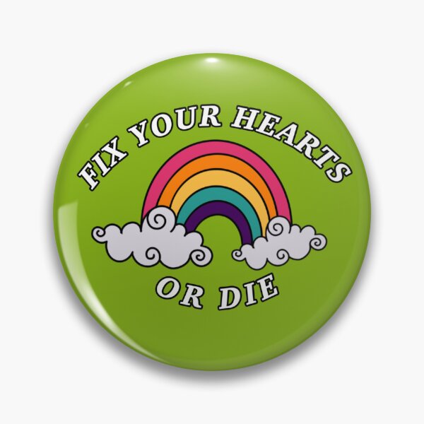 Item preview, Fix Your Hearts or Die! designed and sold by madebymadjl.