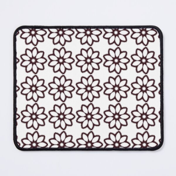 Item preview, Repeating maroon flower outlines on a deep backdrop designed and sold by AirCrayons27.