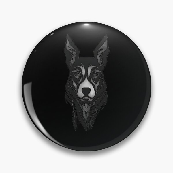 Item preview, Tribal German Shepherd Dog Head Geometric designed and sold by UrbanPrts.