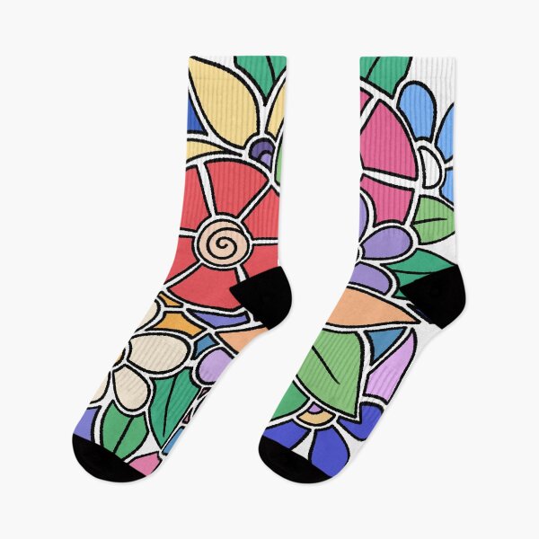 Item preview, Colorful Hand Drawn Flower Bouquet Illustration designed and sold by ubborn.