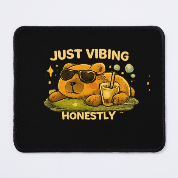 Item preview, Cute Capybara Just Vibing Honestly designed and sold by Hobby-up.