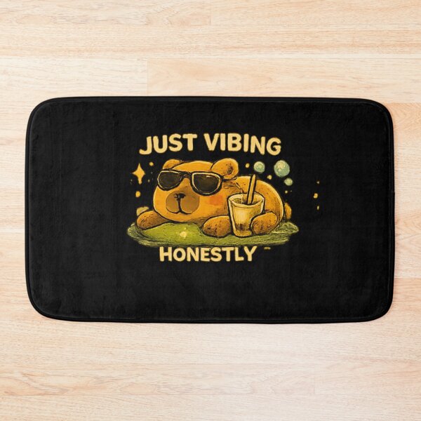 Item preview, Cute Capybara Just Vibing Honestly designed and sold by Hobby-up.