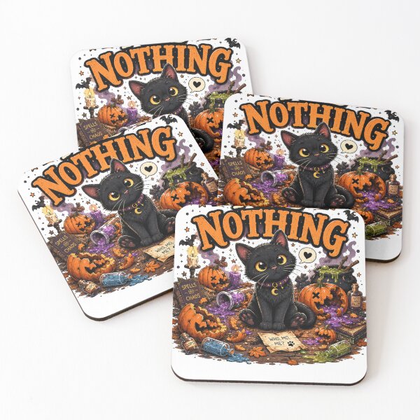 Item preview,  I Did Nothing Funny Black Cat Halloween Chaos Design designed and sold by MotylekAnia.