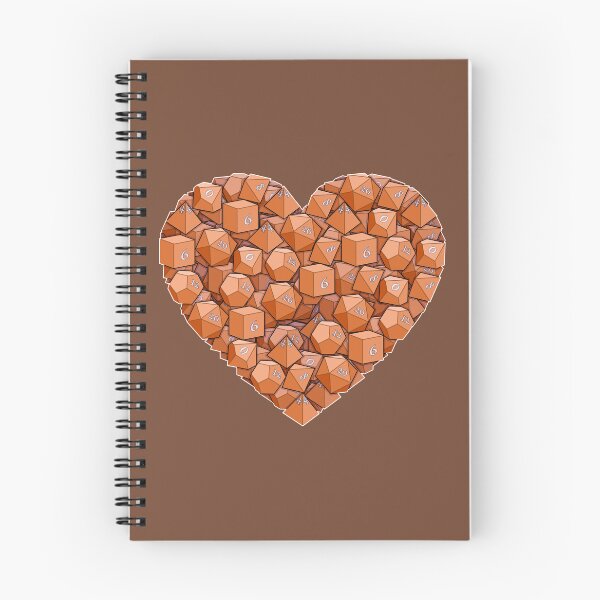 Item preview, Dice Heart - Orange designed and sold by -Solarly-.