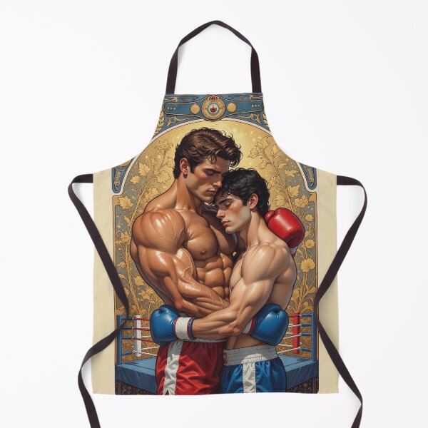 Item preview, Passionate Embrace of Two Boxers designed and sold by ZhivanCrimson.
