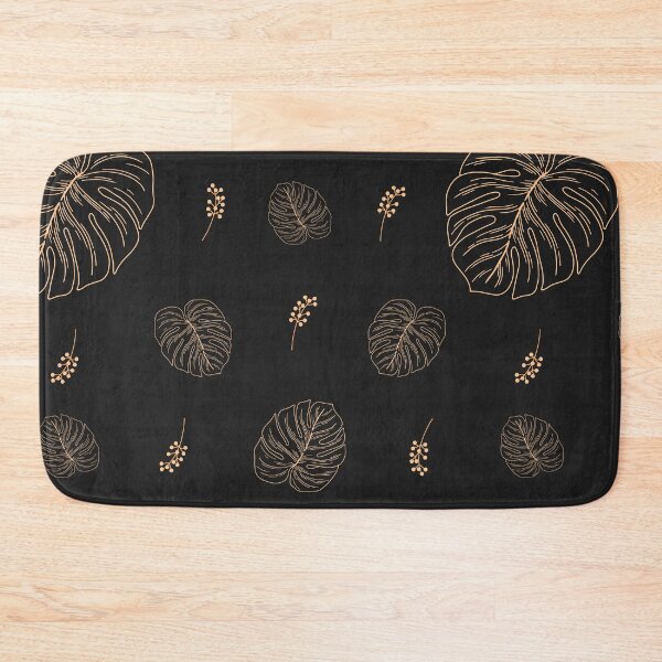 Item preview, Black Beige Monstera Botanical Aesthetic Seamless Pattern Design designed and sold by NadDot.