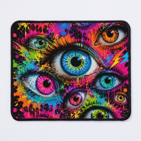 Item preview, Chromatic Eyes Pop Art | Vibrant Psychedelic Eye Aesthetic Retro Graphic designed and sold by PLUSHIWORLDtm.