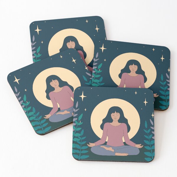 Item preview, Moonlit Meditation designed and sold by Fern&Lantern.