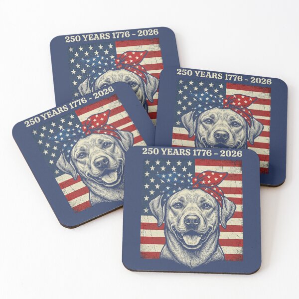 Item preview, Labrador American Flag 250 Years 1776-2026 designed and sold by d247.