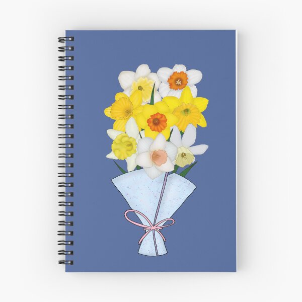 Item preview, Daffodil flower bouquet illustration  designed and sold by Floralfusion.