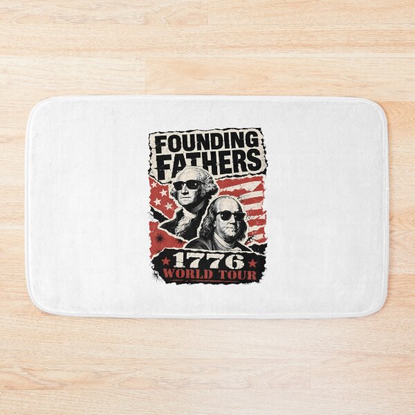 Item preview, Founding Fathers 1776 World Tour Vintage Patriotic Rock Concert designed and sold by chattsuede.