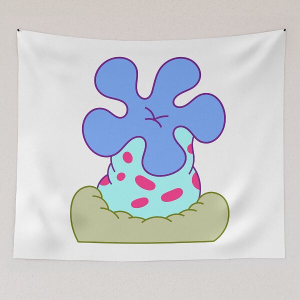 Item preview, Bikini Botton BLUE  FLOWER 2 - SpongeBob designed and sold by DibujandoPorfa.
