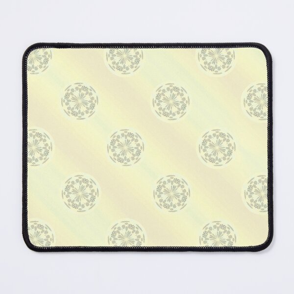 Item preview, Large Ombre Stripes and Faded Flowers In Light Yellow designed and sold by HHHeirlooms.