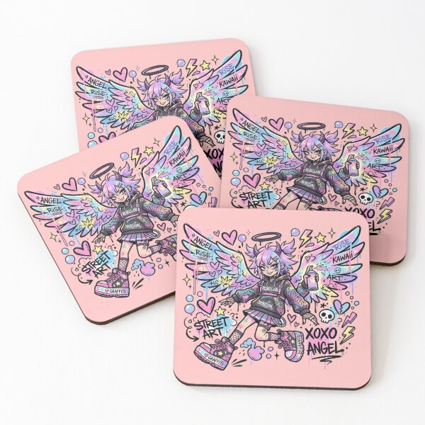 Item preview, Kawaii Rebel Angel Street Art designed and sold by bolguzart.