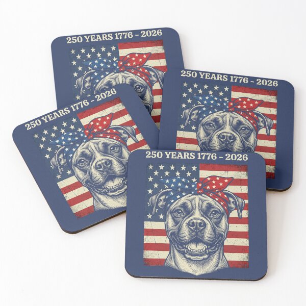 Item preview, Patriotic Dog American Flag 250 Years 1776-2026 designed and sold by d247.