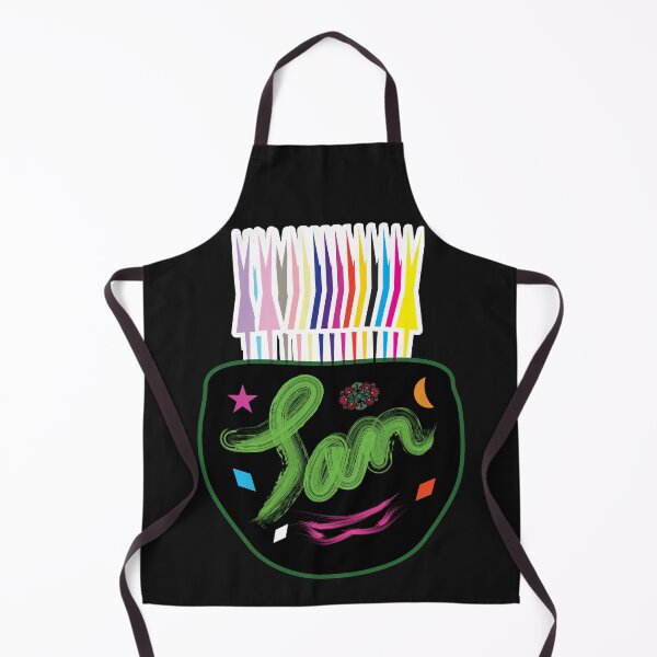 Item preview, Vibrant Neon Script on Black designed and sold by NornAxiom.