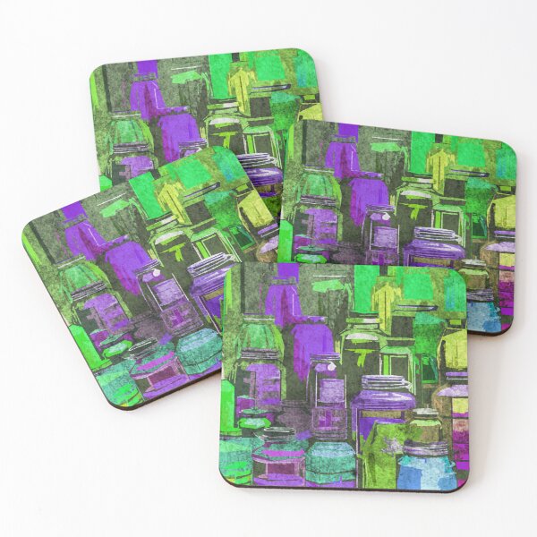 Item preview, Abstract pickle jars designed and sold by kinpirks.