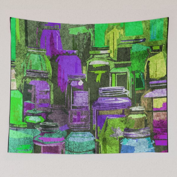 Item preview, Abstract pickle jars designed and sold by kinpirks.