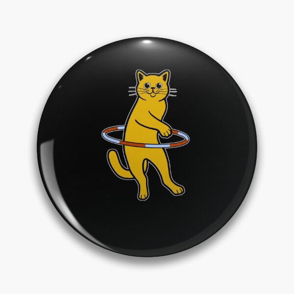 Item preview, Funny Hula Hoop Cat Shirt - Retro Orange Cat Lover Gift designed and sold by Cust-tshirts.
