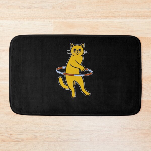 Item preview, Funny Hula Hoop Cat Shirt - Retro Orange Cat Lover Gift designed and sold by Cust-tshirts.