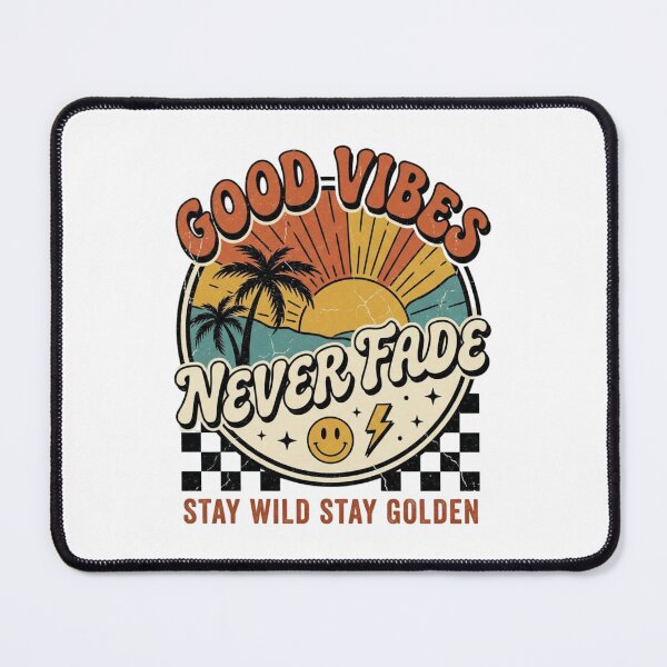 Item preview, Good Vibes Never Fade Shirt, Retro Sunset Graphic Tee, Vintage Beach T-Shirt, Boho Summer Shirt, Unisex Positive Vibes Tee designed and sold by paul9705.