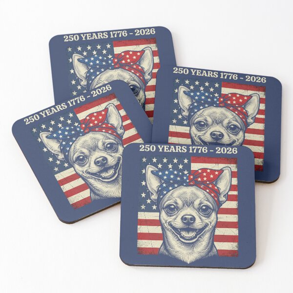 Item preview, Chihuahua Dog American Flag 250 Years 1776-2026 designed and sold by d247.