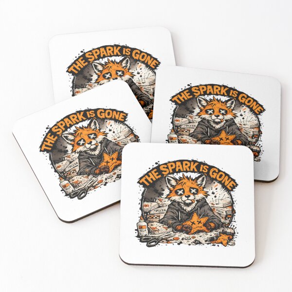 Item preview, The Spark Is Gone Fox Burnt Out Creative designed and sold by chattsuede.