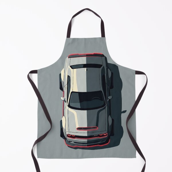 Item preview, Dodge Challenger SRT Widebody Neon Top View Vector Illustration designed and sold by Motorline44.