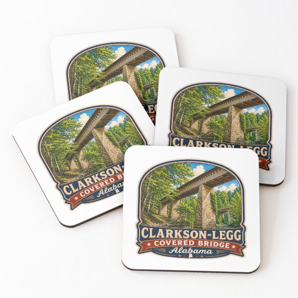 Item preview, Clarkson-Legg Covered Bridge sticker alternate design designed and sold by gotucoveredart.