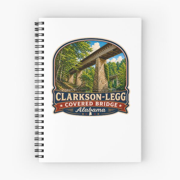 Item preview, Clarkson-Legg Covered Bridge sticker alternate design designed and sold by gotucoveredart.
