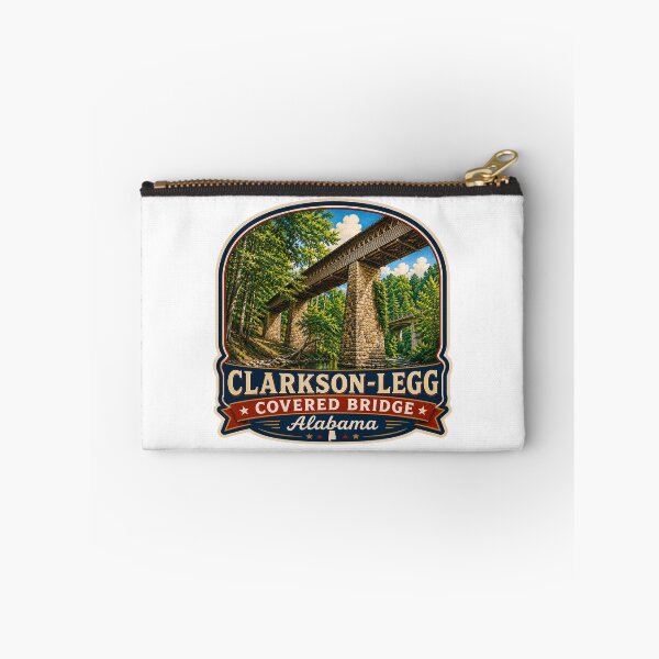 Item preview, Clarkson-Legg Covered Bridge sticker alternate design designed and sold by gotucoveredart.