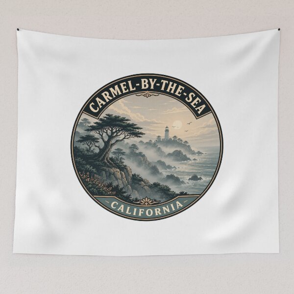 Item preview, Carmel Beach California: Coastal Lighthouse designed and sold by CircinusStore.