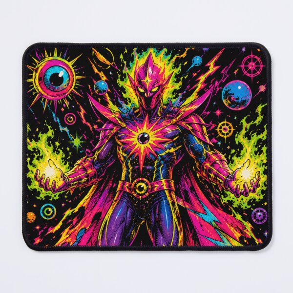 Item preview, Solar Void Retro Cosmic Hero Shirt | Psychedelic Pop Art Comic Graphic 70s Style designed and sold by PLUSHIWORLDtm.