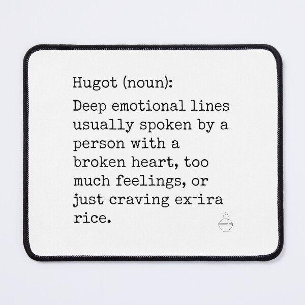 Item preview, Hugot Noun Dictionary Definition Funny Tagalog Quote designed and sold by DuckOddity.