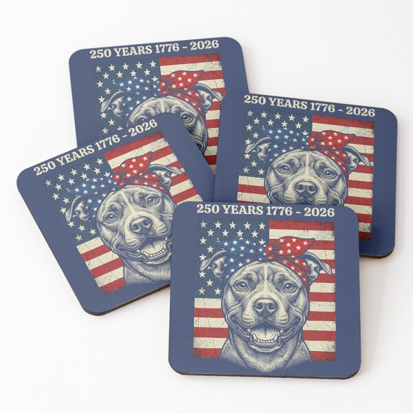 Item preview, Pit Bull American Flag 250 Years 1776-2026 designed and sold by d247.