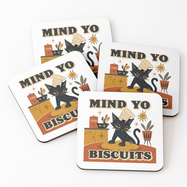 Item preview, Sassy Cat Making Biscuits designed and sold by OverThunk.