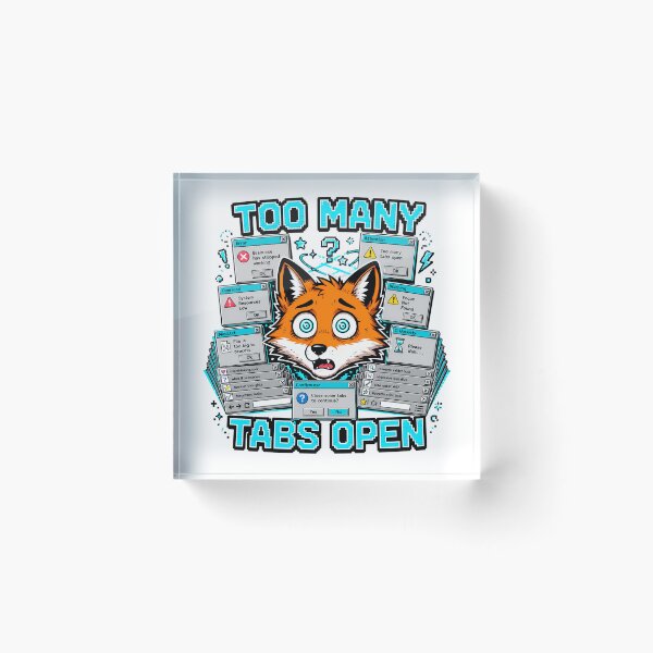 Item preview, Too Many Tabs Open ADHD Brain designed and sold by chattsuede.