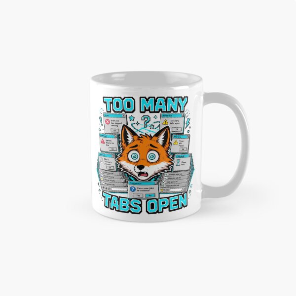 Item preview, Too Many Tabs Open ADHD Brain designed and sold by chattsuede.