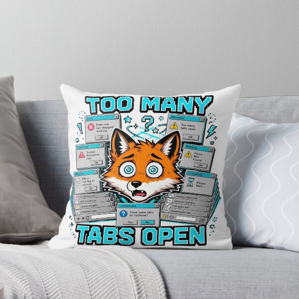 Item preview, Too Many Tabs Open ADHD Brain designed and sold by chattsuede.