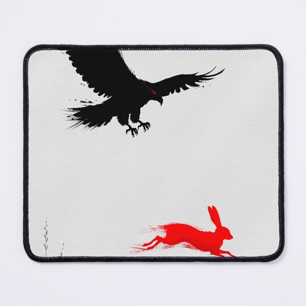 Item preview, The Hunt – Raven and Red Hare designed and sold by Ola-urb.