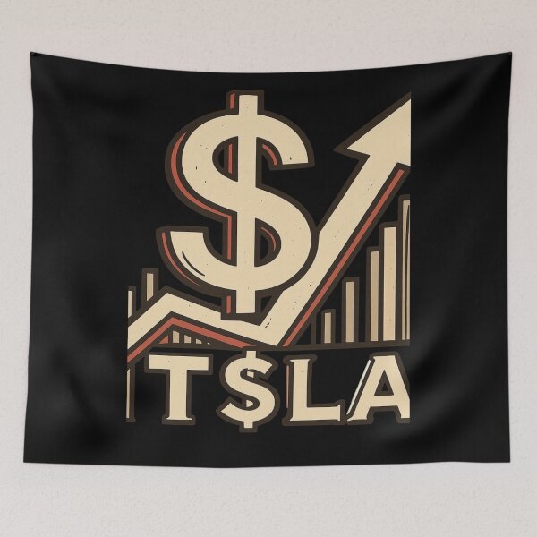 Item preview, Tesla Stock Investor EV Market Bull Run Trading Design designed and sold by TEEJAMBOREE.