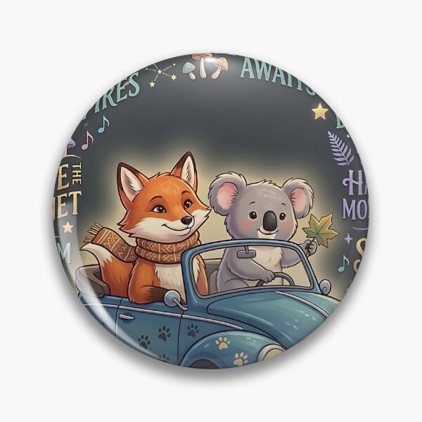 Item preview, Cute Animal and Vintage Car Graphic designed and sold by Originaledesign.