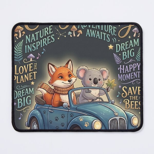 Item preview, Cute Animal and Vintage Car Graphic designed and sold by Originaledesign.